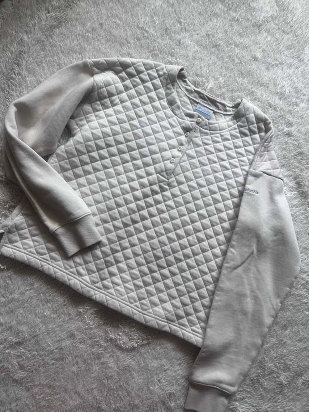 Columbia Quilted Pullover Medium